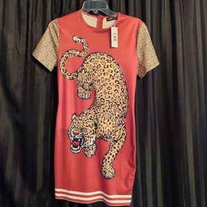Animal print dress
